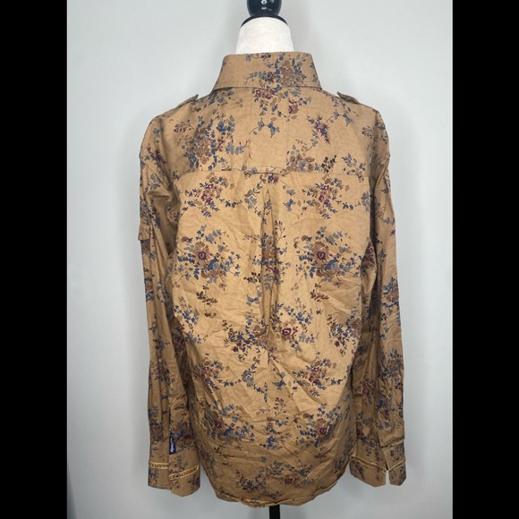 English laundry Peoples Army Button Down Blouse - Picture 5 of 8